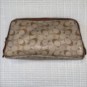Coach small cosmetic bag